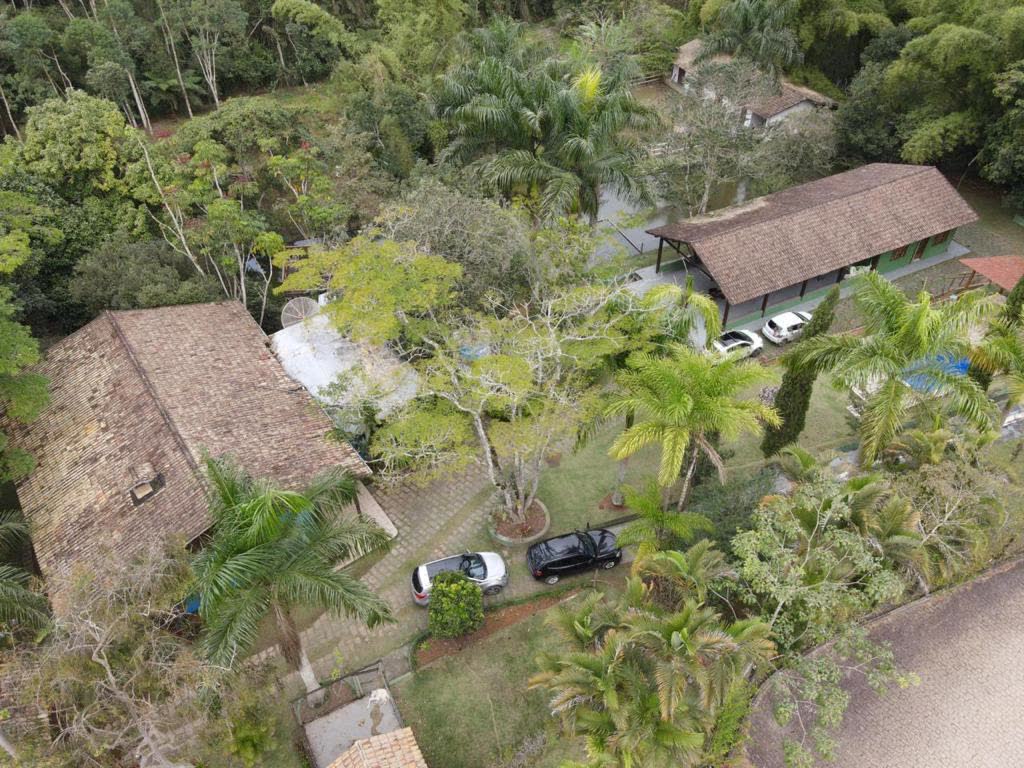 Vista aérea de toda a chácara